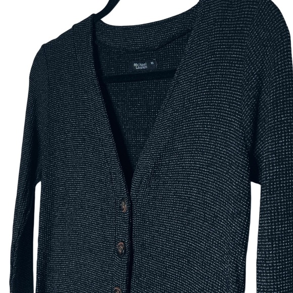Luxury Michael Lauren Cardigan Button Front Sweater Dress -Size XS - Picture 2 of 7